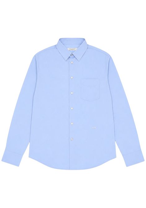 Camicia bambino azzurra in cotone Paolo Pecora | PP4107/ANAZZURRO